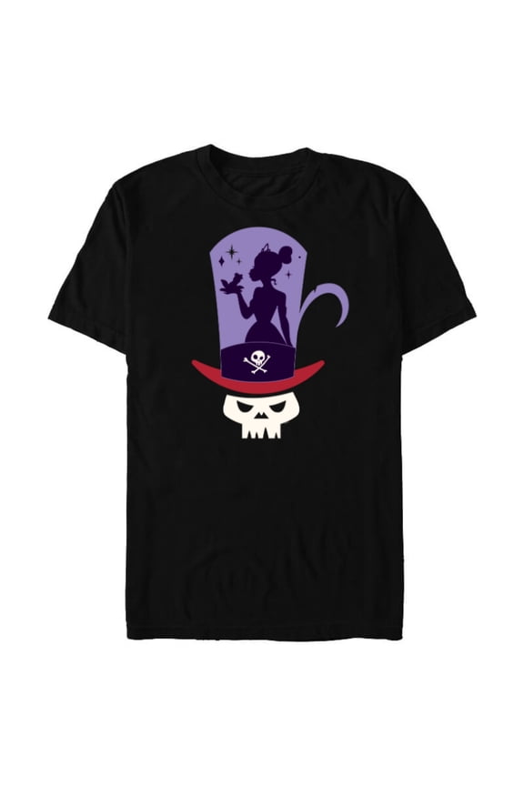 The Princess and the Frog Tiana and Dr. Facilier - Short Sleeve Blended T-Shirt for Adults - Customized-Black