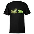 thumbnail image 1 of Disney The Princess and the Frog Tiana and Naveen T-Shirt - Short Sleeve T-Shirt for Kids - Customized-Black, 1 of 5