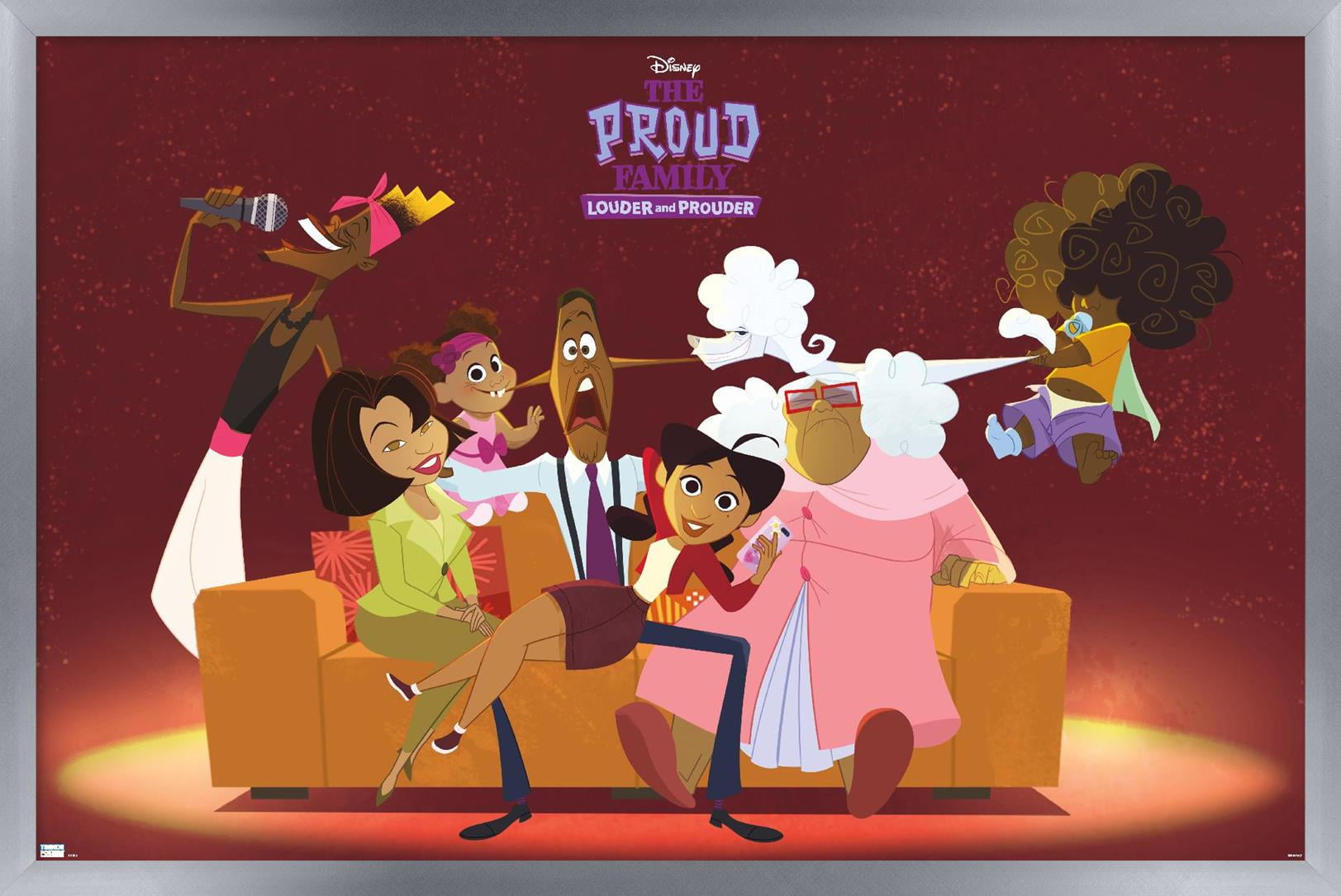 Disney The Proud Family Louder and Prouder - Family Wall Poster, 22.375 ...