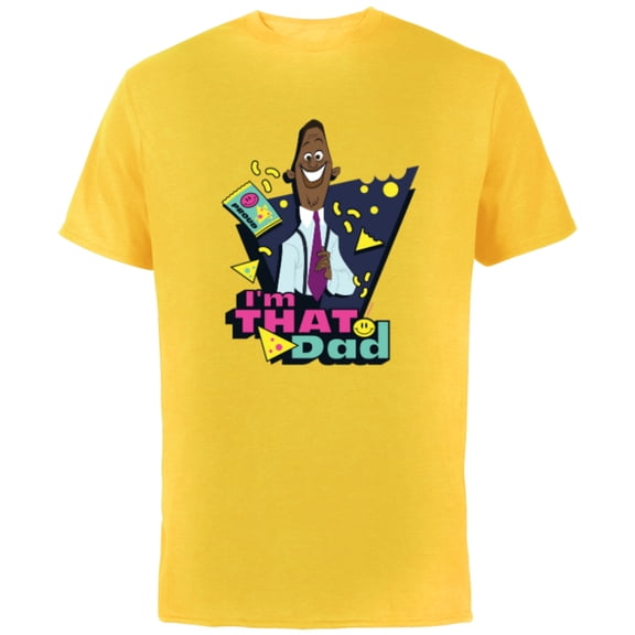 Disney The Proud Family Oscar I’m That Dad Father’s Day Gift - Short Sleeve Cotton T-Shirt for Adults - Customized-Yellow