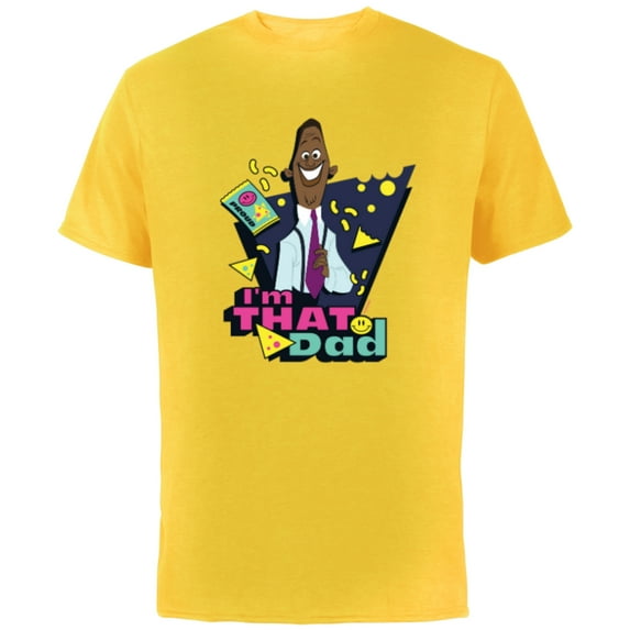 Disney The Proud Family Oscar I’m That Dad Father’s Day Gift - Short Sleeve Cotton T-Shirt for Adults - Customized-Yellow