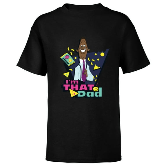 Disney The Proud Family Oscar I’m That Dad Father’s Day Gift - Short Sleeve T-Shirt for Kids - Customized-Black