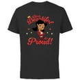 thumbnail image 1 of Disney The Proud Family Penny Black Beautiful & Proud - Short Sleeve Cotton T-Shirt for Adults - Customized-Black, 1 of 5
