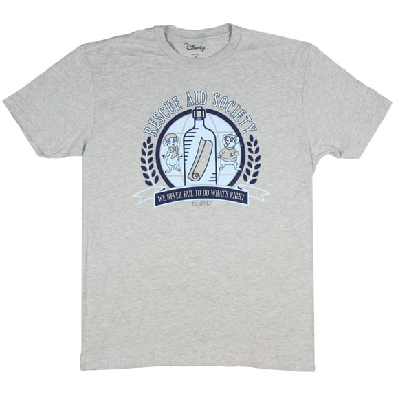 Disney The Rescuers Men's The Rescue Aid Society Do What's Right T-Shirt
