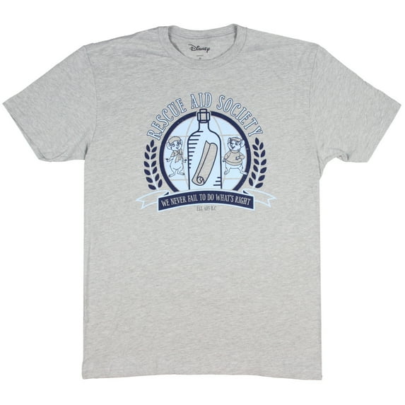 Disney The Rescuers Men's The Rescue Aid Society Do What's Right T-Shirt