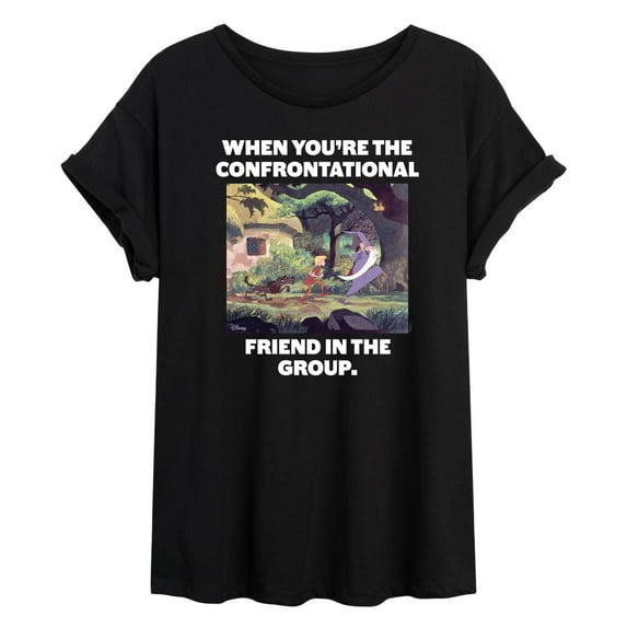 Disney - The Sword And The Stone - Confrontational Friend in the Group - Juniors Ideal Flowy Muscle T-Shirt