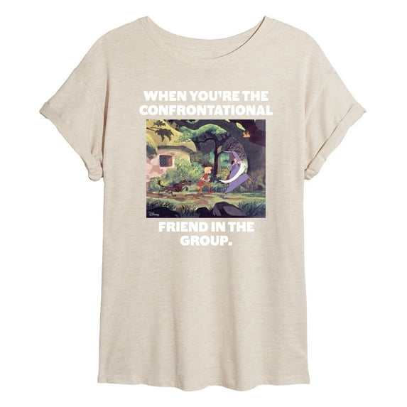 Disney - The Sword And The Stone - Confrontational Friend in the Group - Juniors Ideal Flowy Muscle T-Shirt