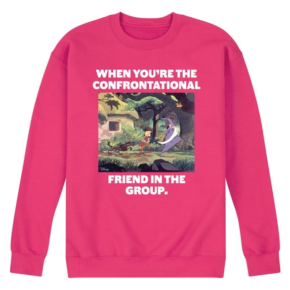 Disney - The Sword And The Stone - Confrontational Friend in the Group - Men's Crew Neck Fleece Pullover