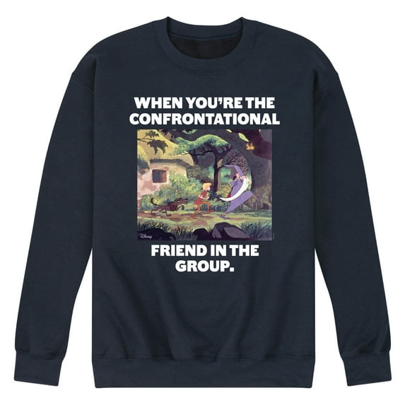 Disney - The Sword And The Stone - Confrontational Friend in the Group - Men's Crew Neck Fleece Pullover