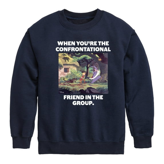 Disney - The Sword And The Stone - Confrontational Friend in the Group - Toddler & Youth Crewneck Fleece Sweatshirt