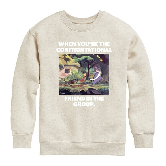 Disney - The Sword And The Stone - Confrontational Friend in the Group - Toddler & Youth Crewneck Fleece Sweatshirt