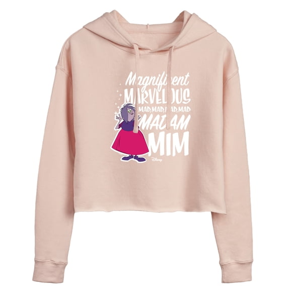 Disney - The Sword And The Stone - MagnifiCan't Madam Mim - Juniors Cropped Pullover Hoodie
