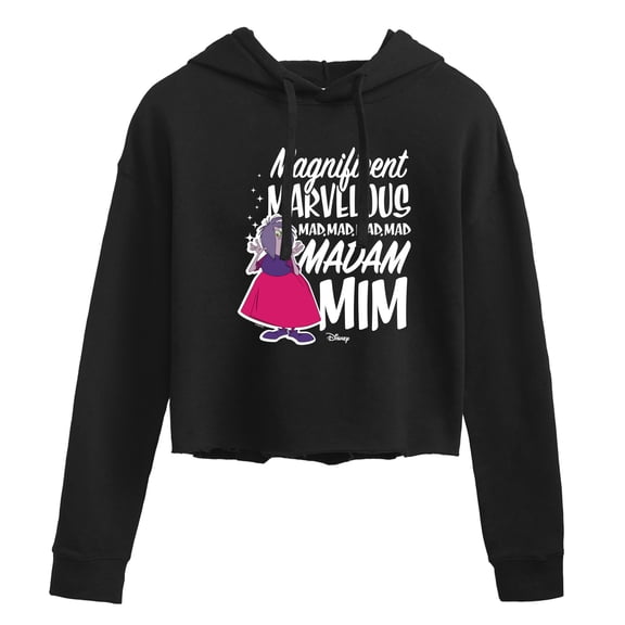 Disney - The Sword And The Stone - MagnifiCan't Madam Mim - Juniors Cropped Pullover Hoodie