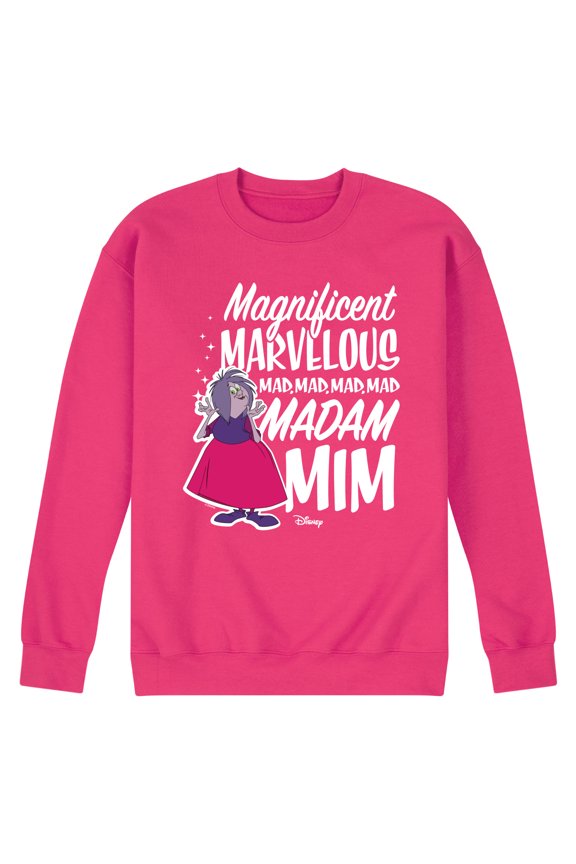 - The Sword And The Stone - MagnifiCan't Madam Mim - Men's Crew Neck Fleece Pullover