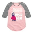 thumbnail image 1 of Disney - The Sword And The Stone - MagnifiCan't Madam Mim - Toddler & Youth Girls Raglan Graphic T-Shirt, 1 of 5