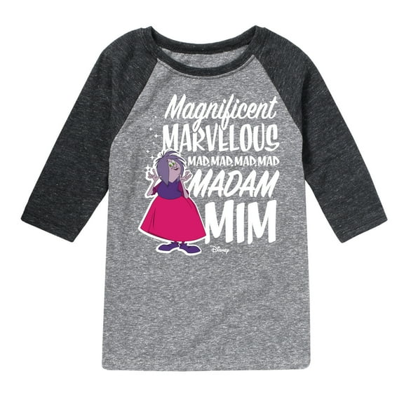 Disney - The Sword And The Stone - MagnifiCan't Madam Mim - Toddler & Youth Raglan Graphic T-Shirt