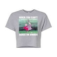 thumbnail image 1 of Disney - The Sword And The Stone - Merlyn & Mim Can't Agree on Dinner - Juniors Cropped Cotton Blend T-Shirt, 1 of 5
