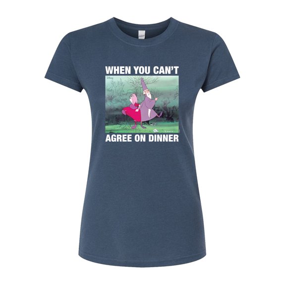Disney - The Sword And The Stone - Merlyn & Mim Can't Agree on Dinner - Juniors Fitted Graphic T-Shirt