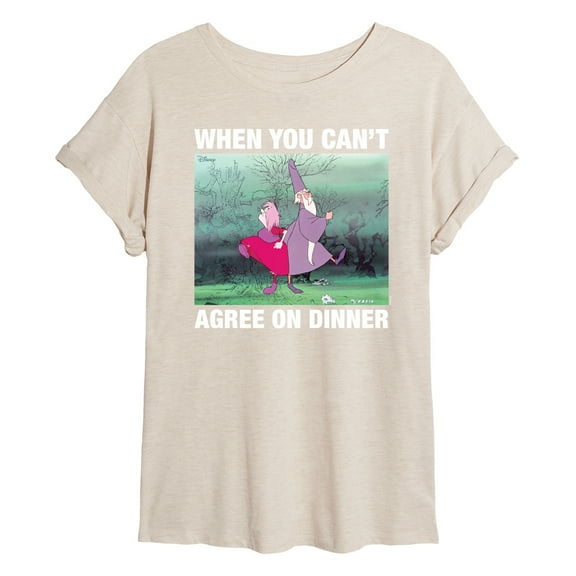 Disney - The Sword And The Stone - Merlyn & Mim Can't Agree on Dinner - Juniors Ideal Flowy Muscle T-Shirt