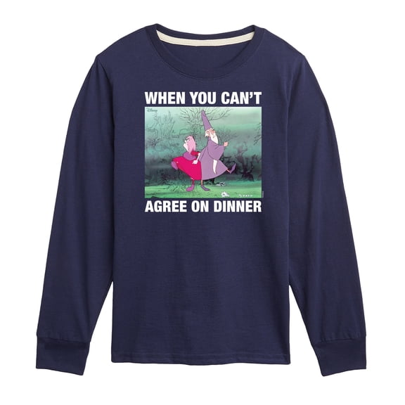 Disney - The Sword And The Stone - Merlyn & Mim Can't Agree on Dinner - Toddler & Youth Long Sleeve Graphic T-Shirt