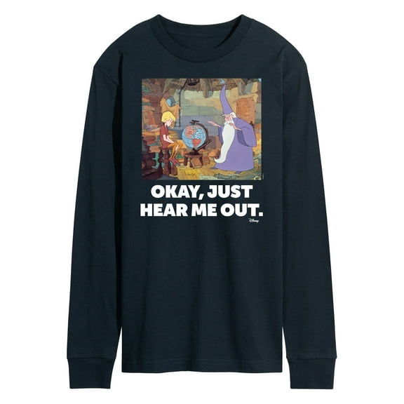 Disney - The Sword And The Stone - Okay, Just Hear Me Out - Men's Long Sleeve T-Shirt