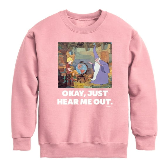 Disney - The Sword And The Stone - Okay, Just Hear Me Out - Toddler & Youth Crewneck Fleece Sweatshirt