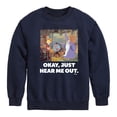 thumbnail image 1 of Disney - The Sword And The Stone - Okay, Just Hear Me Out - Toddler & Youth Crewneck Fleece Sweatshirt, 1 of 5