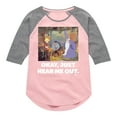 thumbnail image 1 of Disney - The Sword And The Stone - Okay, Just Hear Me Out - Toddler & Youth Girls Raglan Graphic T-Shirt, 1 of 5