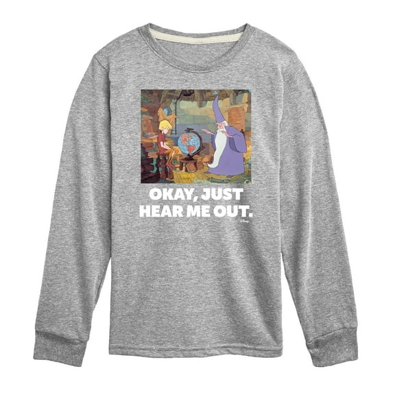 Disney - The Sword And The Stone - Okay, Just Hear Me Out - Toddler & Youth Long Sleeve Graphic T-Shirt