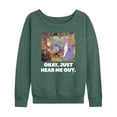thumbnail image 1 of Disney - The Sword And The Stone - Okay, Just Hear Me Out - Women's Lightweight French Terry Long Sleeve Shirt, 1 of 5