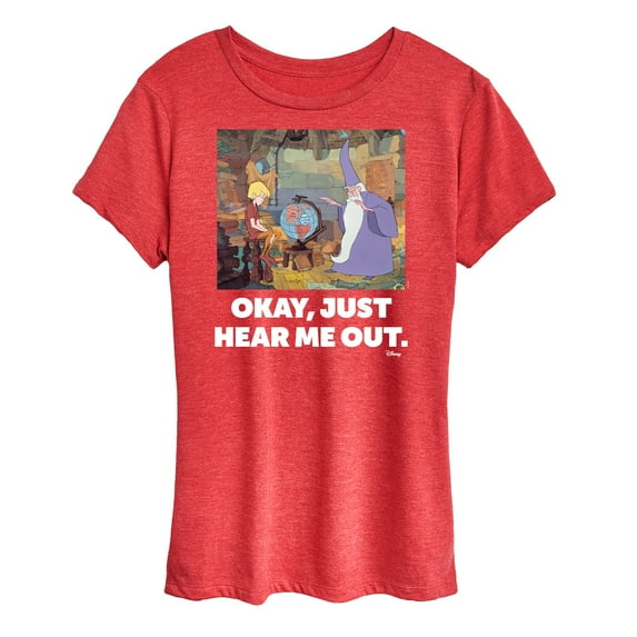 Disney - The Sword And The Stone - Okay, Just Hear Me Out - Women's Short Sleeve Graphic T-Shirt
