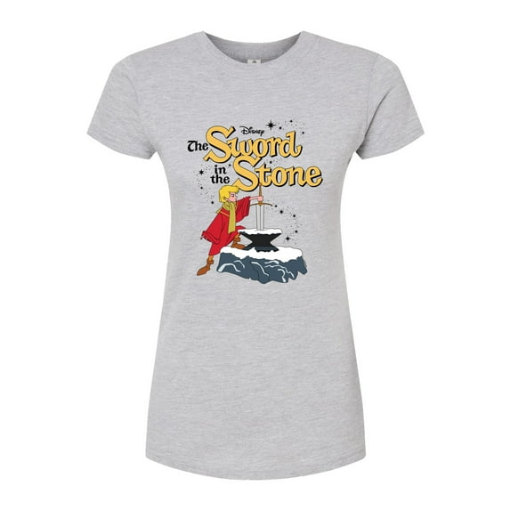 Disney - The Sword And The Stone - Original Logo - Juniors Fitted Graphic T-Shirt