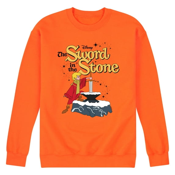 Disney - The Sword And The Stone - Original Logo - Men's Crew Neck Fleece Pullover
