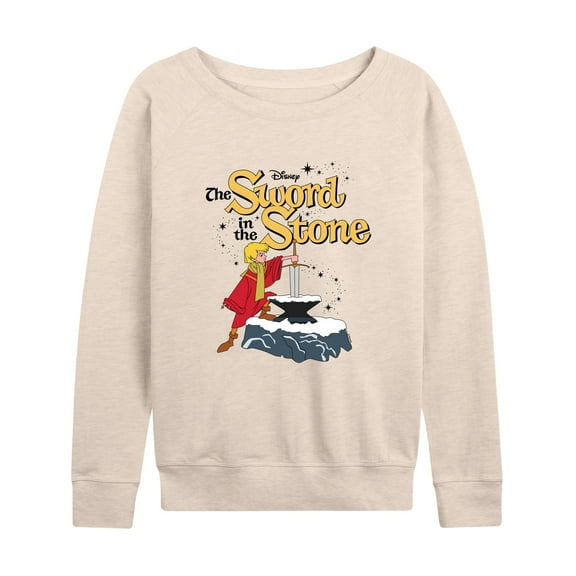 Disney - The Sword And The Stone - Original Logo - Women's Lightweight French Terry Long Sleeve Shirt