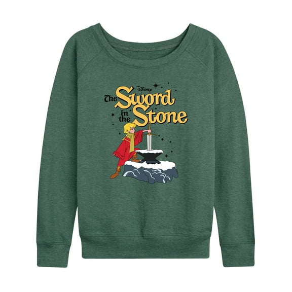 Disney - The Sword And The Stone - Original Logo - Women's Lightweight French Terry Long Sleeve Shirt