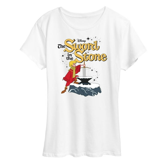 Disney - The Sword And The Stone - Original Logo - Women's Short Sleeve Graphic T-Shirt