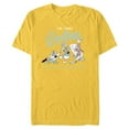 thumbnail image 1 of Disney The Three Caballeros Retro Donald Duck - Short Sleeve Blended T-Shirt for Adults -Customized-Yellow, 1 of 5