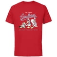 thumbnail image 1 of Disney The Three Caballeros Retro Donald Duck - Short Sleeve Cotton T-Shirt for Adults -Customized-Red, 1 of 5