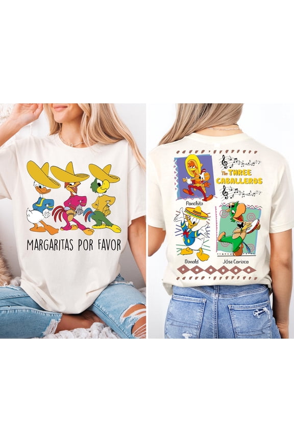 Disney The Three Caballeros T-Shirt, Donald Duck Jose Carioca Shirt, Mexican Fiesta Party Shirt, Cinco De Mayo Tee