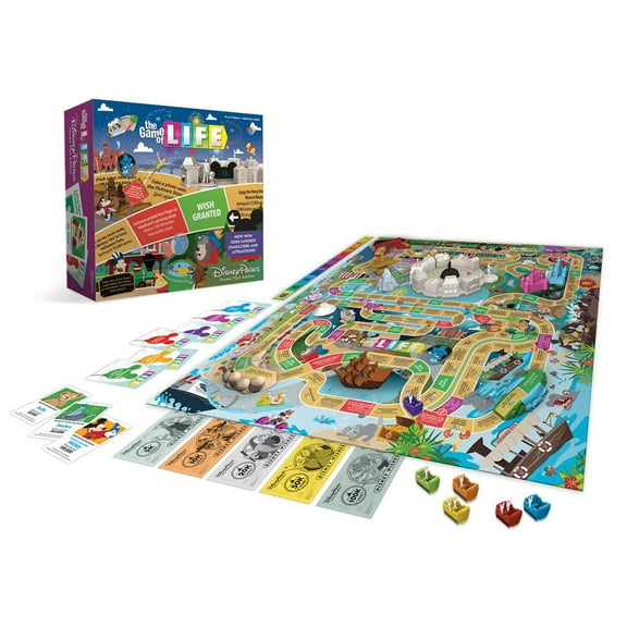 Disney Theme Park Edition The Game of Life Board Game