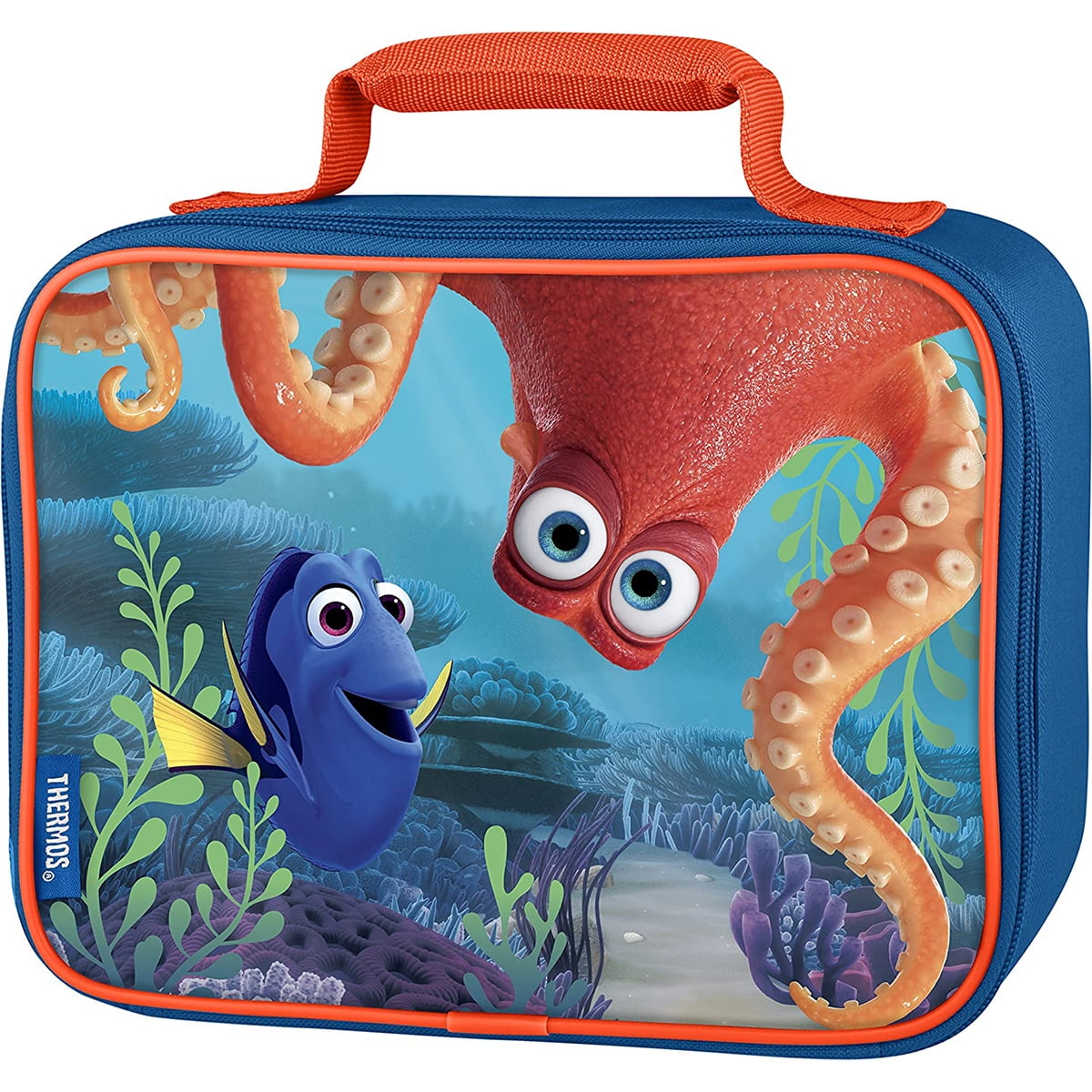 Disney Finding Nemo Dori Thermos Hard Blue Lunch Box Made in USA 