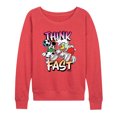 thumbnail image 1 of Disney - Think Fast - Women's Lightweight French Terry Pullover, 1 of 5