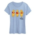 thumbnail image 1 of Disney - Three Pooh - Women's Short Sleeve Graphic T-Shirt, 1 of 3