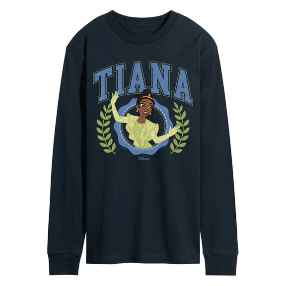Disney - Tiana Collegiate - Men's Long Sleeve Graphic T-Shirt