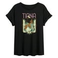thumbnail image 1 of Disney - Tiana Deco - Juniors Oversized Graphic T-Shirt, 1 of 4