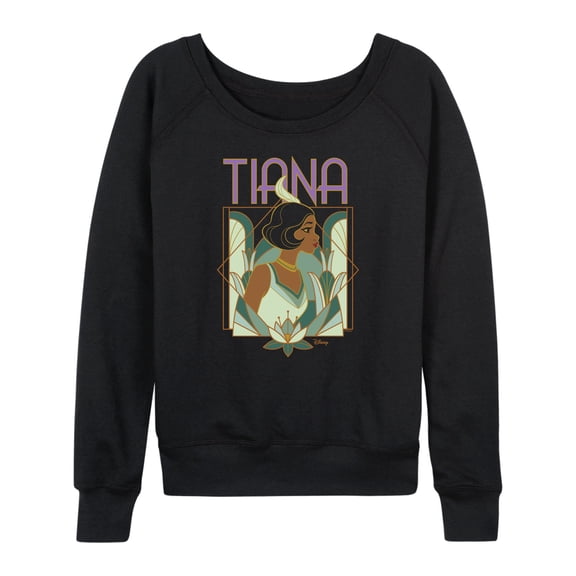 Disney - Tiana Deco - Women's French Terry Long Sleeve Pullover