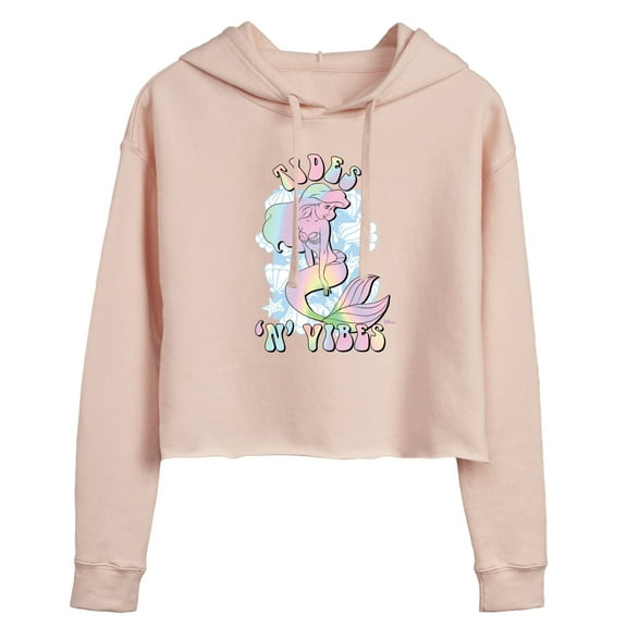 Disney - Tides N Vibes  - Juniors Cropped Pullover Hoodie