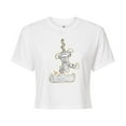 thumbnail image 1 of Disney - Tigger Graphic - Juniors Cropped Cotton Blend T-Shirt, 1 of 4