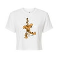 thumbnail image 1 of Disney - Tigger Handstand - Juniors Cropped Cotton Blend T-Shirt, 1 of 4