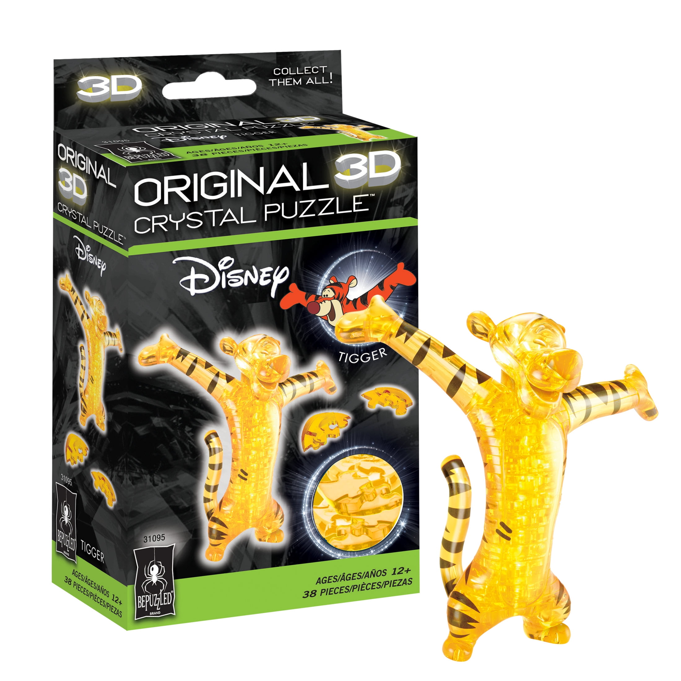 Original 3D Crystal Puzzles, Tigger 3D Crystal Puzzle, from